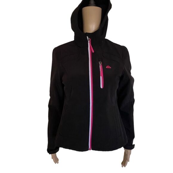 Snozu Performance Women’s Size S Black Long Sleeve Full Zip Front Hoodie Jacket - Picture 1 of 11